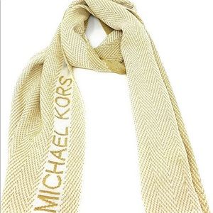 Michael Kors gold scarf